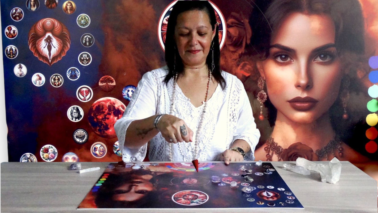 Mesa Radiônica de Pomba Gira e o Sagrado Feminino